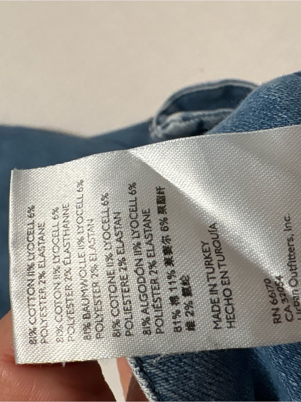 Antropologie Pilcro Light Blue Wide-Leg Denim Jeans size 29 - Picture 11 of 11